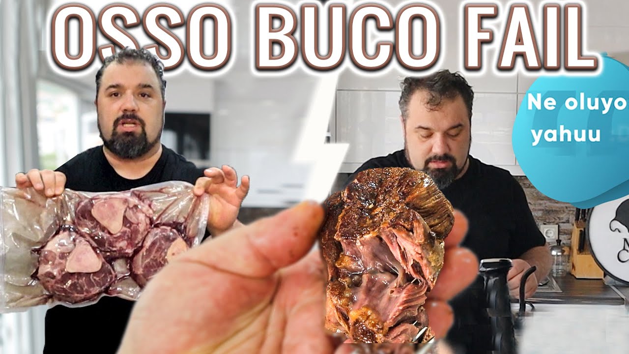 KAZADAN BİR ŞEY ÖĞRENDİM !!! (Sous Vide Osso Buco Tarifi) (Sous Vide Sert Etler Rehberi )