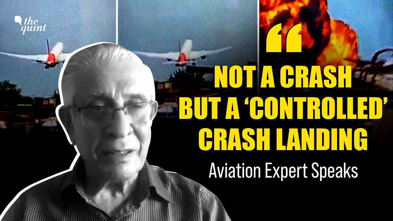 'Not a Crash But a Controlled Crash Landing': Aviation Expert Minoo Wadia on Air India Crash