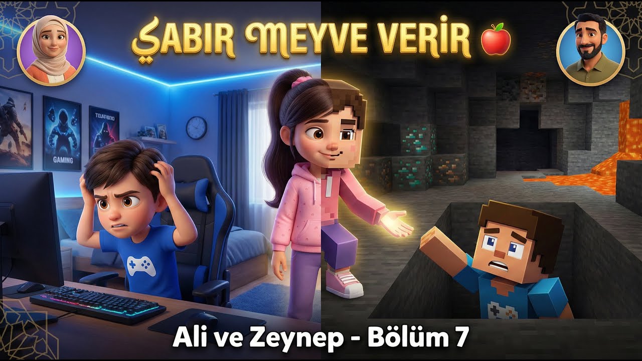 Sabır Meyve Verir 🍎 | Ali ve Zeynep'in Minecraft Macerası