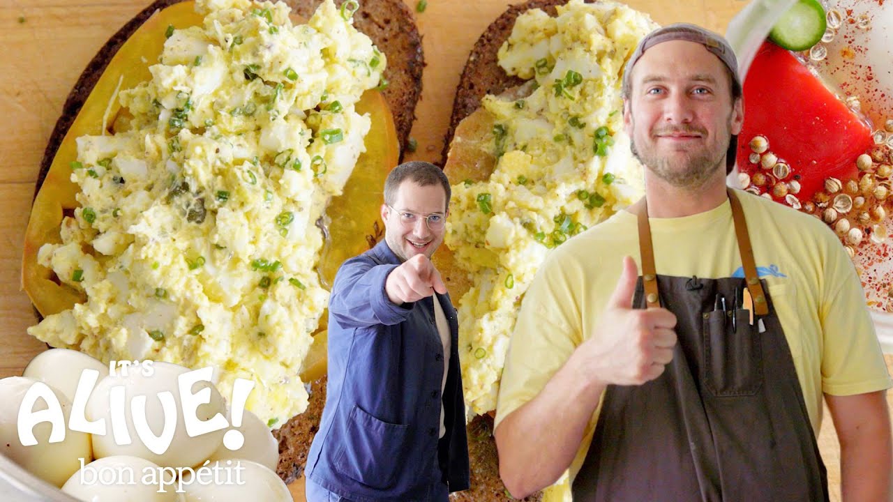 Brad Makes Pickled Fermented Eggs | It's Alive | Bon Appétit
