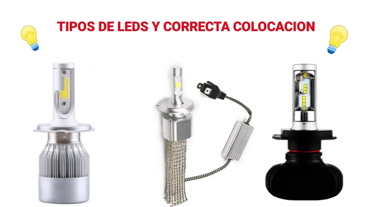 luces LED H4 💡 // diferencias de COB-CREE-CSP 💯 y su correcta colocaci&oacute;n