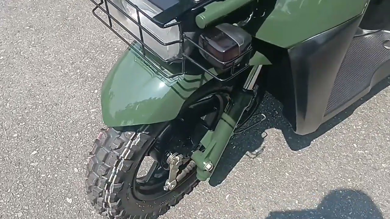 ヤマハ　ギア　最終型　アースカラーウレタンペイントカスタム！車両詳細編！