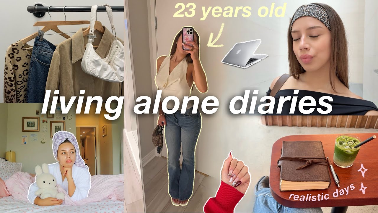 LIVING ALONE DIARIES ˙⋆✮ productive days in my life, spending time alone, hobbies, routines, etc