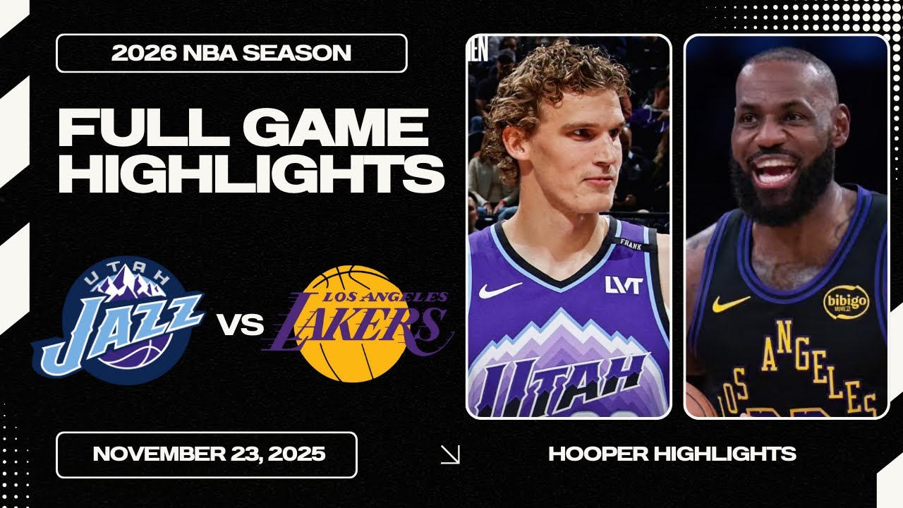 Los Angeles Lakers vs Utah Jazz Full Game Highlights | Nov 23 | 2026 NBA Season