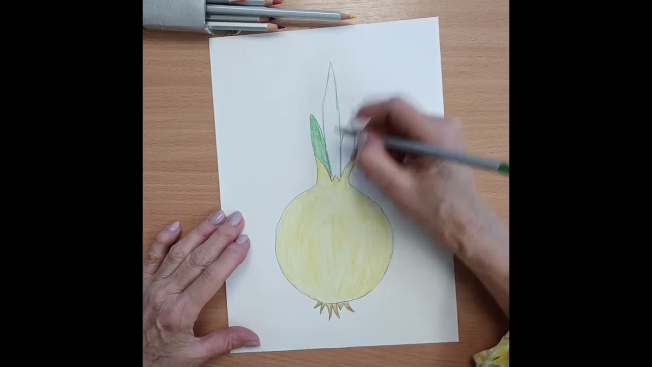 малювання Весела цибулинка