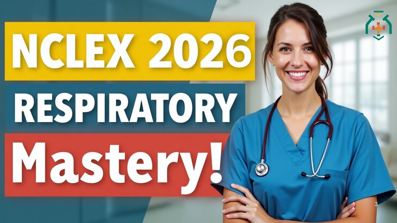 Освоение дыхательной системы — NCLEX 2026 — Сдайте экзамен с первой попытки с помощью этого исчер...