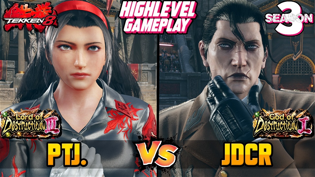 Tekken 8 S3 &ndash; PTJ (Jun Kazama) vs JDCR (Dragunov) &ndash; Epic High Level Gameplay