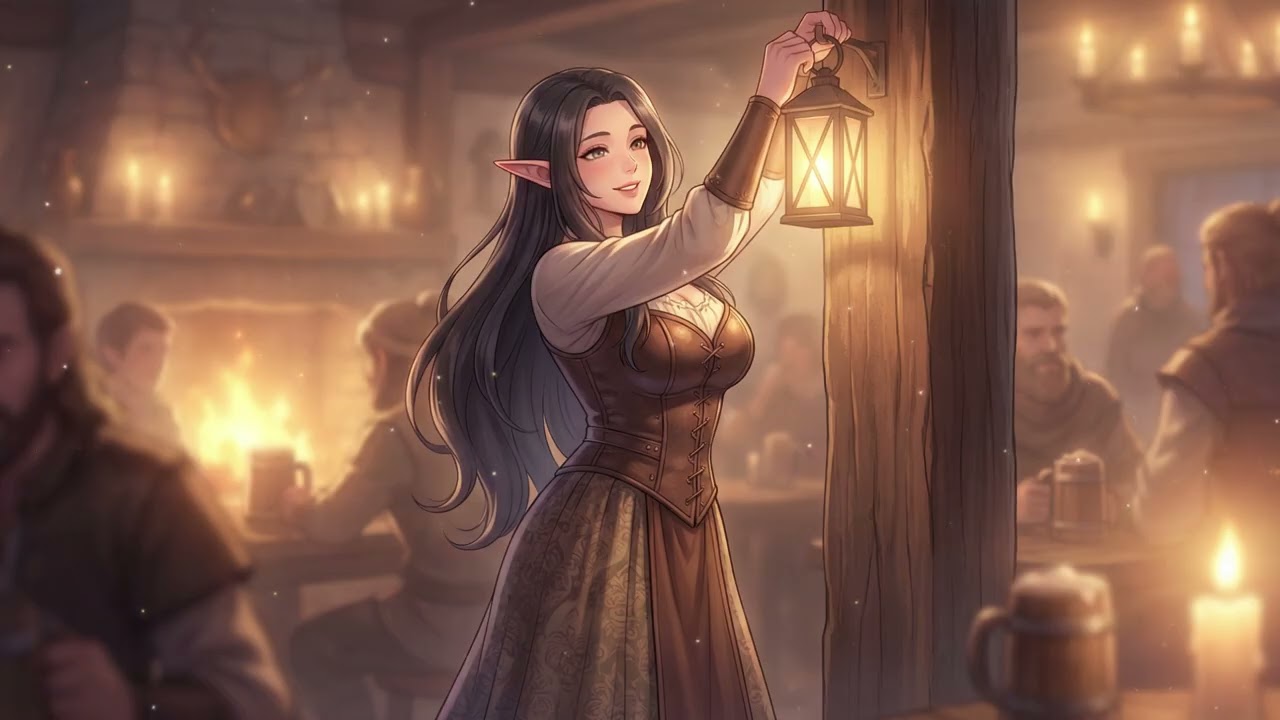 Medieval Tavern Music for Study & Deep Focus | Quiet Fantasy Tavern Ambience