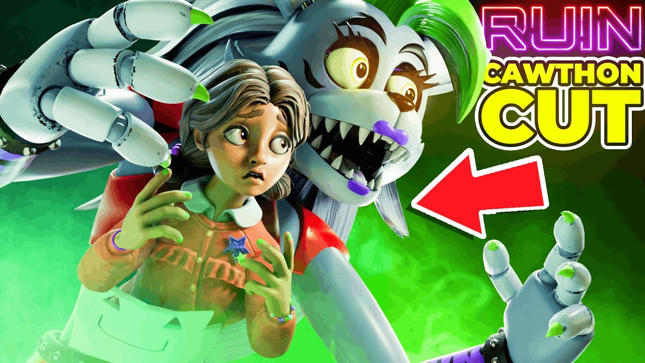 FNAF Ruin: CAWTHON CUT! (CASSIE can use ROXY! It's a whole NEW GAME)