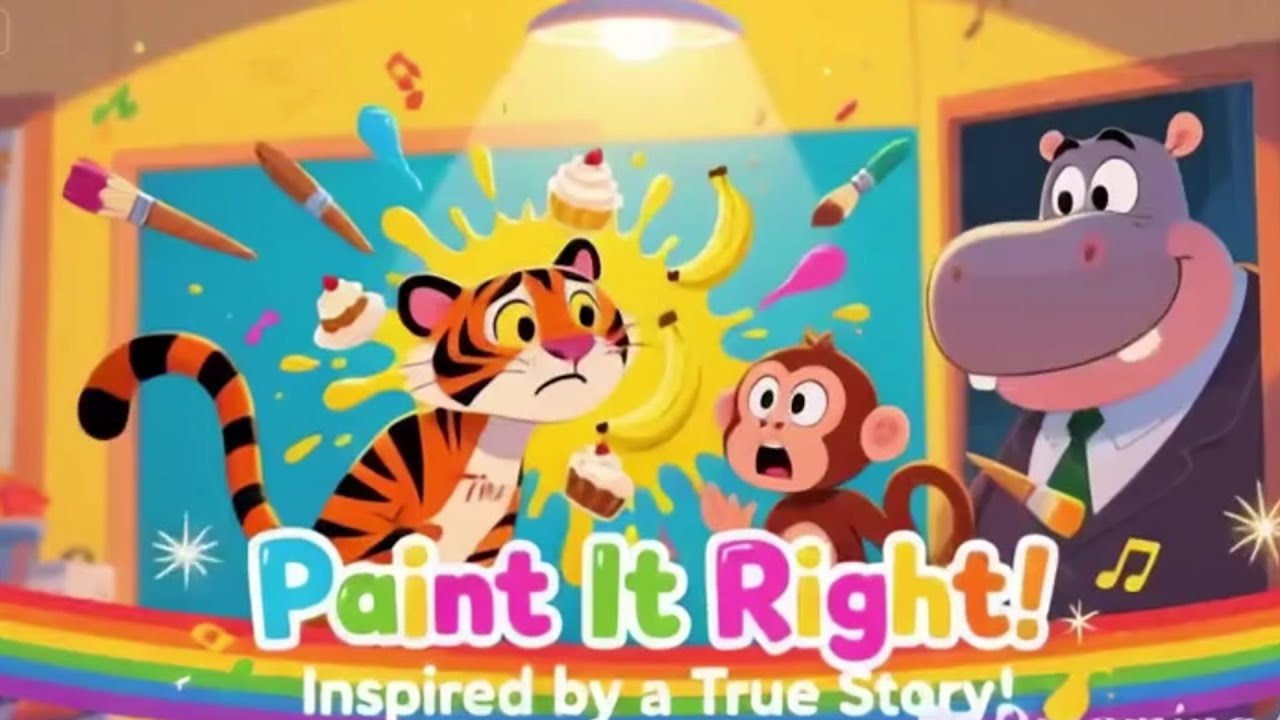 🎶Song For Kids:🎨 Paint It Right! | A Song About Kindness, Forgiveness & Friendship 🎶
