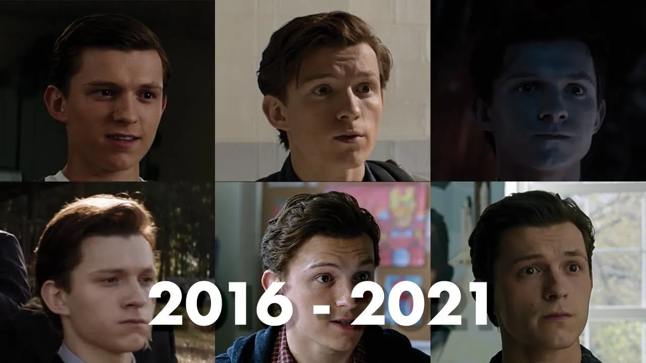 Tom Holland as Peter Parker | Then and Now | Spider-Man | 2016 - 2021