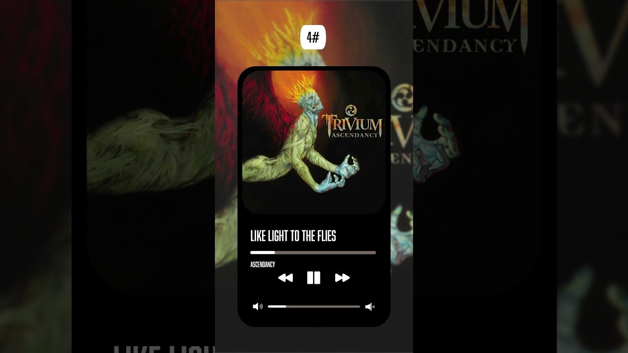Top 5 musics from Ascendancy - Trivium 