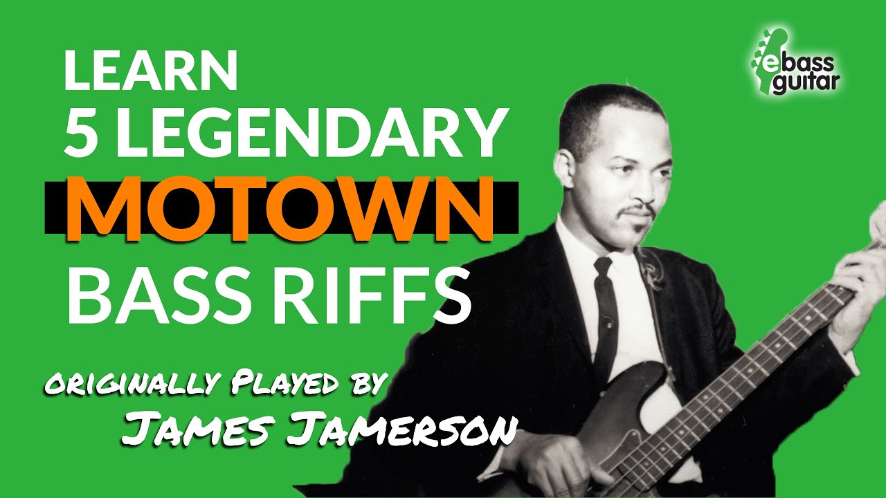 5 Legendary Motown Bass Riffs (originally by James Jamerson)