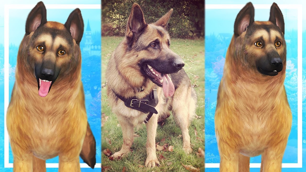 CREATING MY DOG | ROCKY | GERMAN SHEPHERD |  The Sims 4 Cats and Dogs