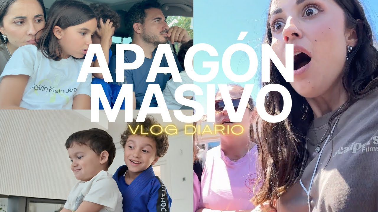 APAGÓN MASIVO EN ESPAÑA 😱 + 1 DÍA SIN LUZ | VLOG