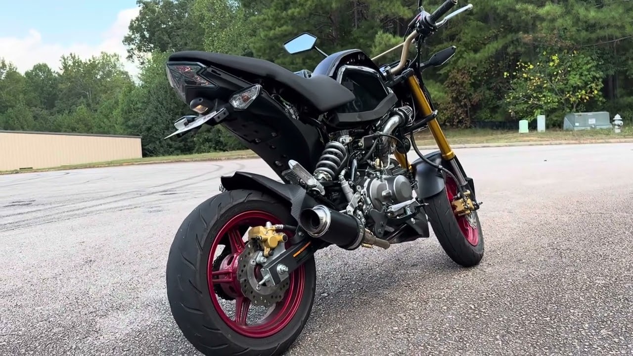 Aodonly racing z125 exhaust review