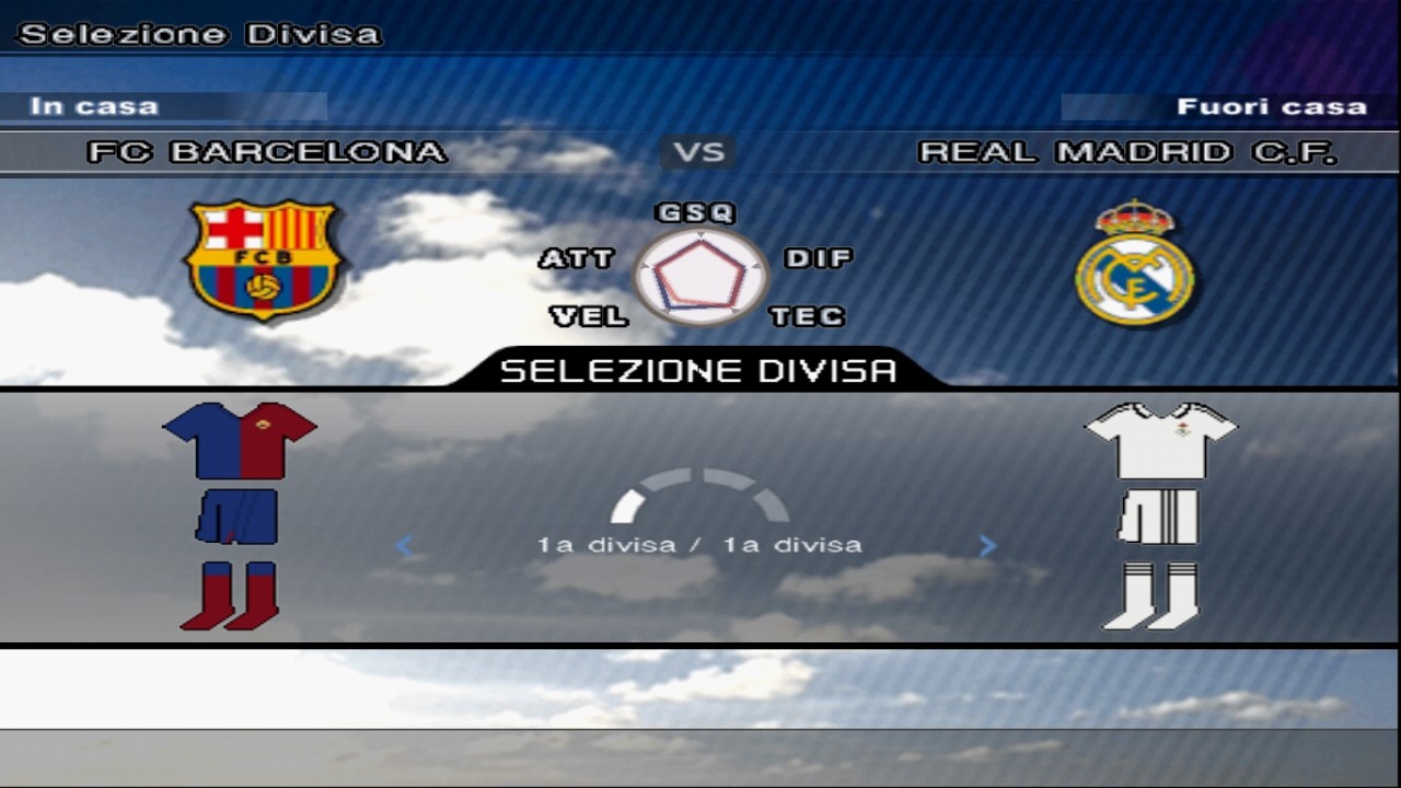 PES2009 | BARCELONA - REAL MADRID