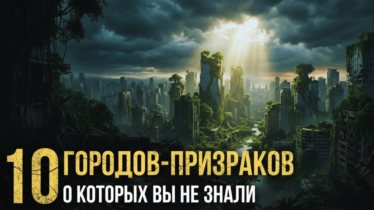 10 НЕИЗВЕСТНЫХ Городов-Призраков, Вы Точно Не Знали