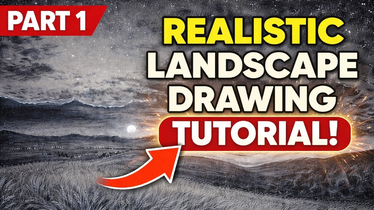 The imagination art with Nisha ( part -1) charcoal scenery #YouTube #live