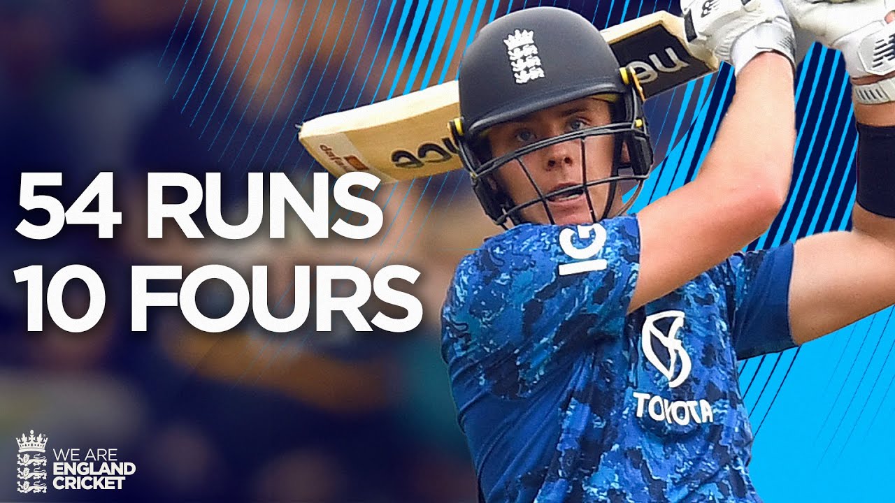 Setting The Tone | Jamie Smith Hits 54 Opening The Batting | England Cricket