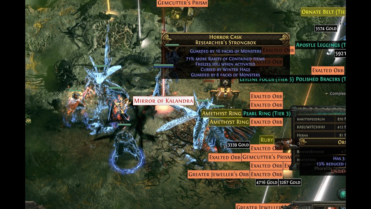 Path Of Exile 2 0.4 MIRROR OF KALANDRA drop!