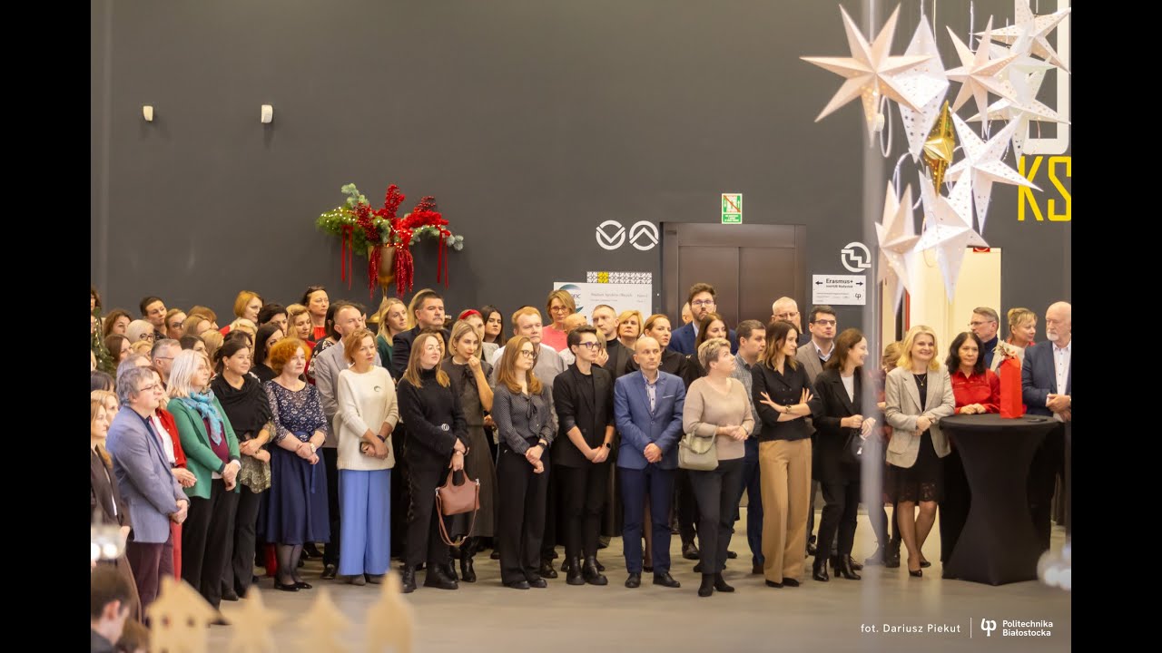 Spotkanie wigilijne społeczności akademickiej Politechniki Białostockiej