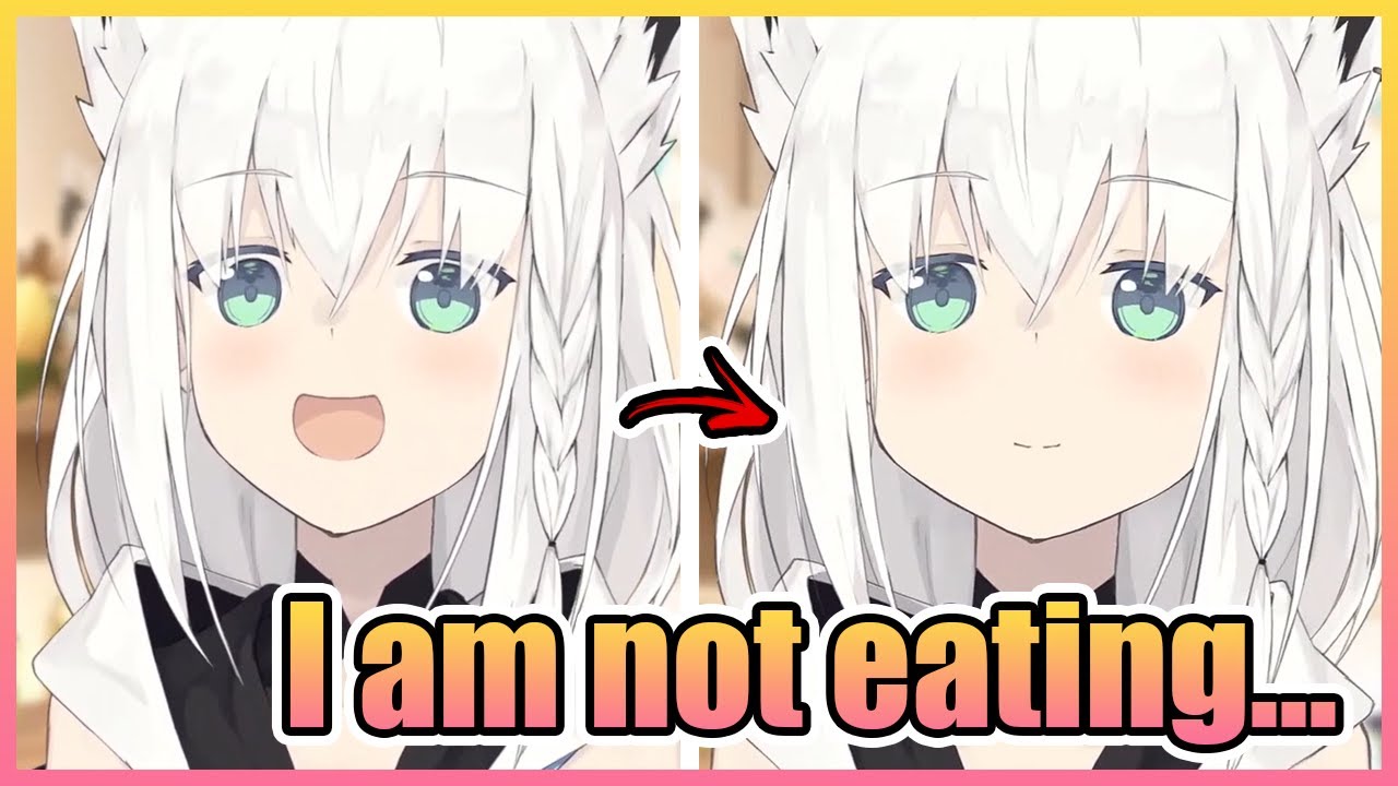 Fubuki’s Puffy Cheeks Exposed Her Eating on Stream...【Hololive】