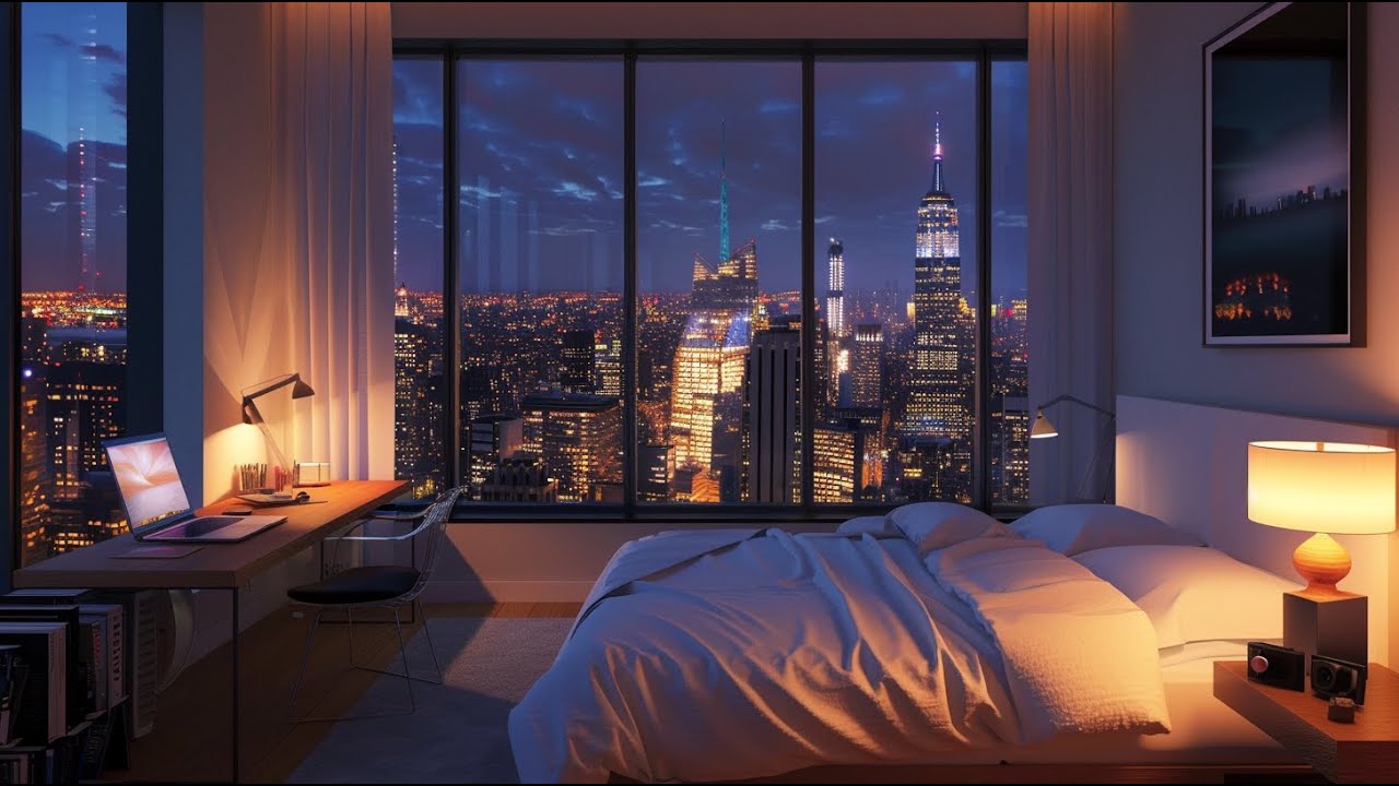 Late Night Study Room Ambience (1 Hour) — Calm Focus