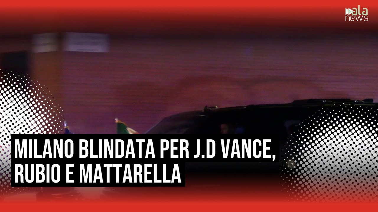 Olimpiadi, l'arrivo di J.D Vance, Marco Rubio e Sergio Mattarella alla Fabbrica del Vapore