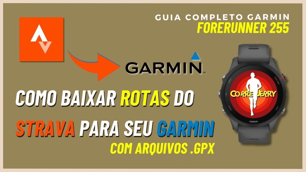 Como baixar rotas do Strava (GPX) para seu relógio Garmin