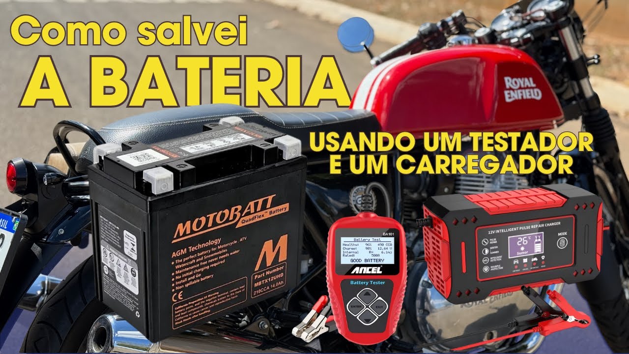 Como salvar a bateria da sua #royalenfield #continentalgt650 #interceptor650