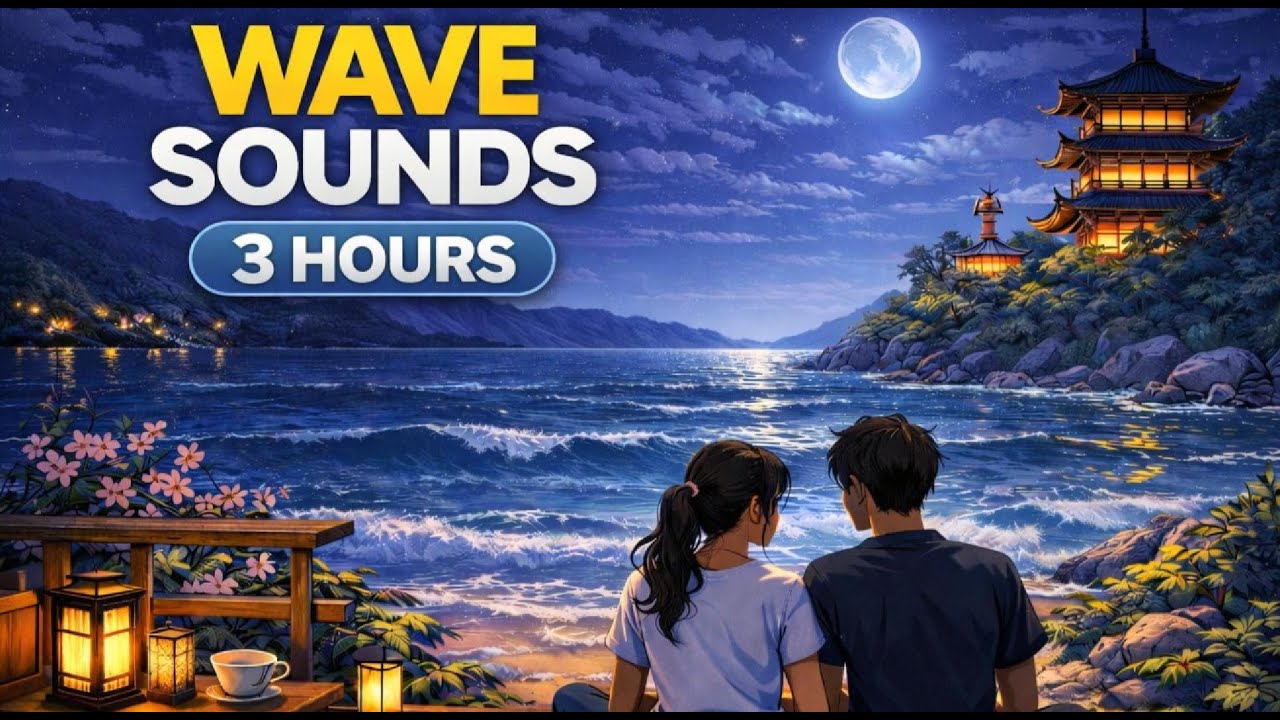 Ocean Wave Sounds for Sleep, Focus & Relaxation – 3 Hours | SlimBoredom