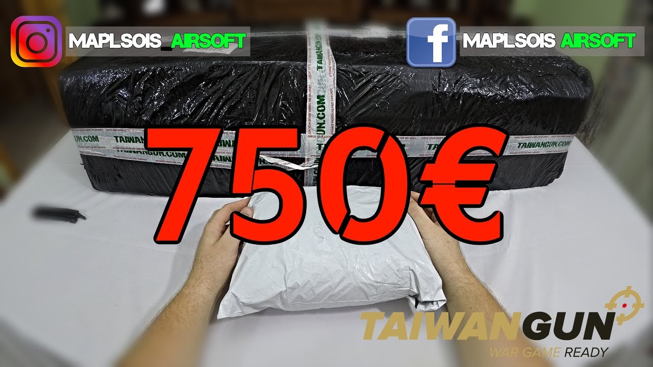 UNBOXING TAIWANGUN - 750€ - AIRSOFT ESPAÑA
