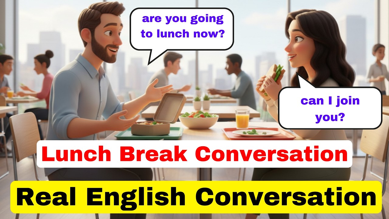 English Conversation at Lunch Break | Learn Daily Spoken English