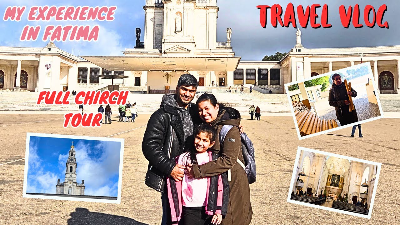 Best Time at Our Lady of Fatima 🇵🇹 | Full Church Tour & Candle Lighting 🙏