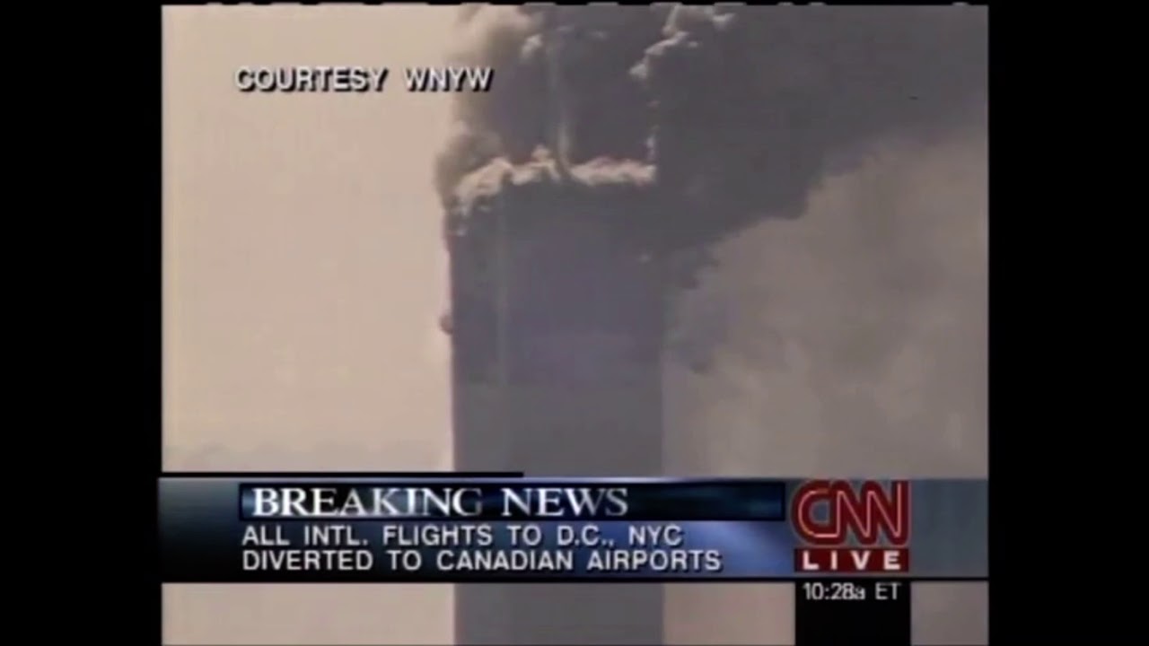 North Tower Collapses on live TV
