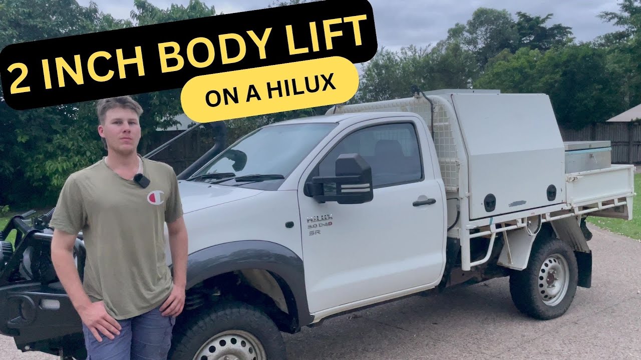 N70 Hilux Body Lift Install
