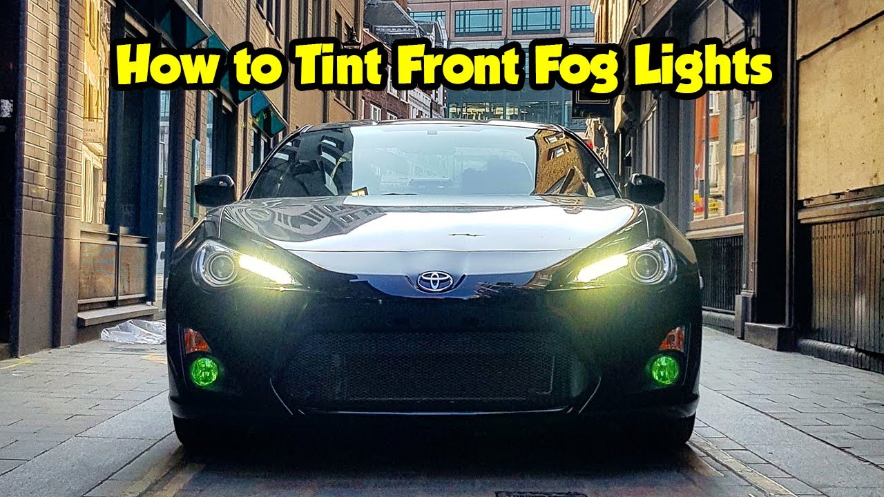 GT86/ FRS How to Tint Front Fog Lights | Quick Tutorial