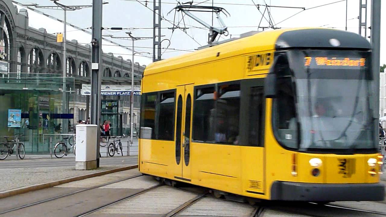 Dresden Trams at Hauptbanhof