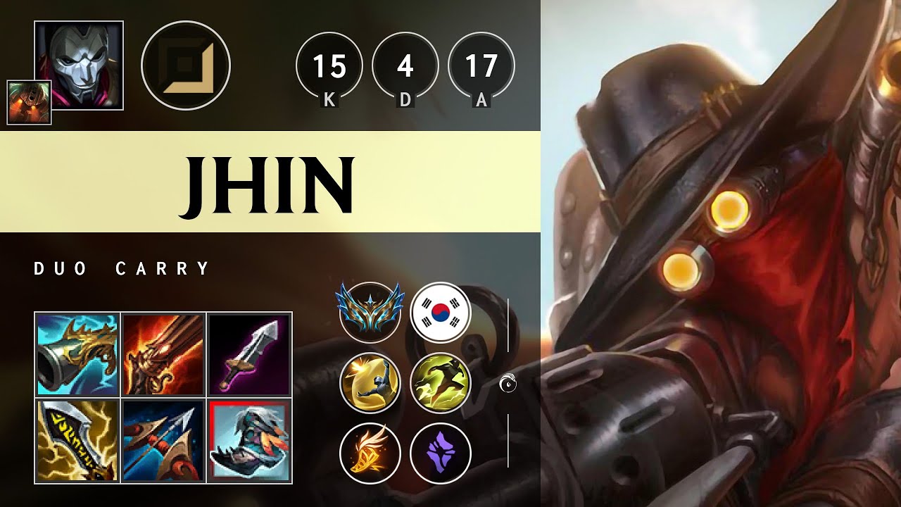 Jhin ADC vs Varus: Triple Kill, Legendary - KR Challenger Patch 25.S1.2
