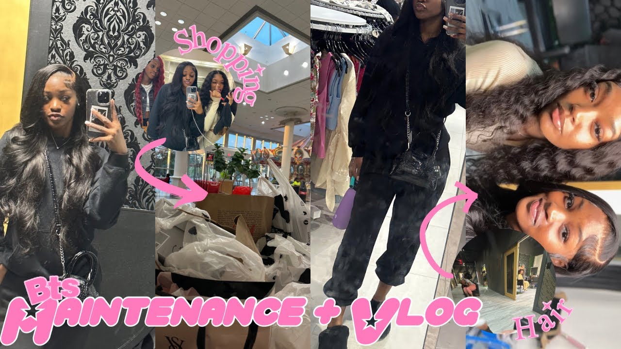 BACK TO SCHOOL SENIOR YEAR MAINTENANCE/PREP + VLOG | Shopping, Lashes, Hair, School, & more !