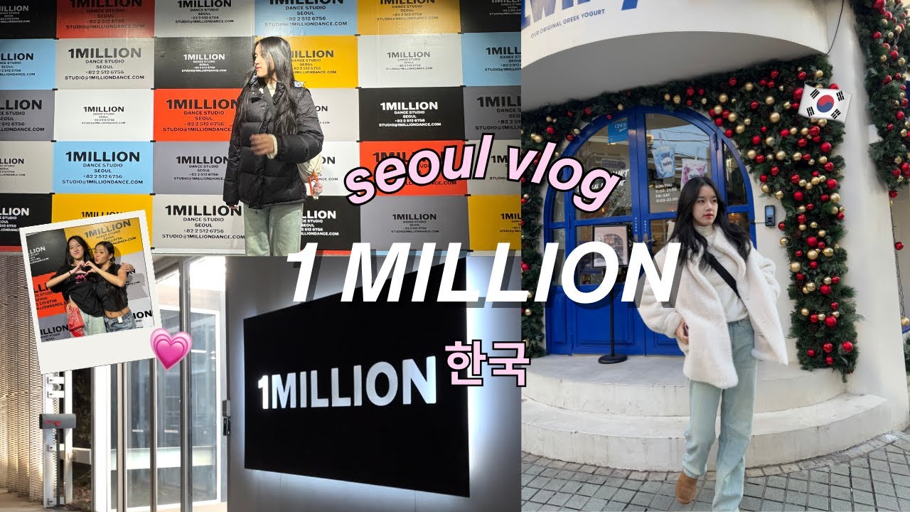 1 MILLION VLOG 💃: dance, meeting harimu, 1 million studio, honest opinions, seongsu travel, seoul