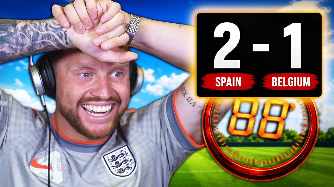SPAIN WIN IT IN THE 88TH MINUTE! Spain 2-1 Belgium Reaction