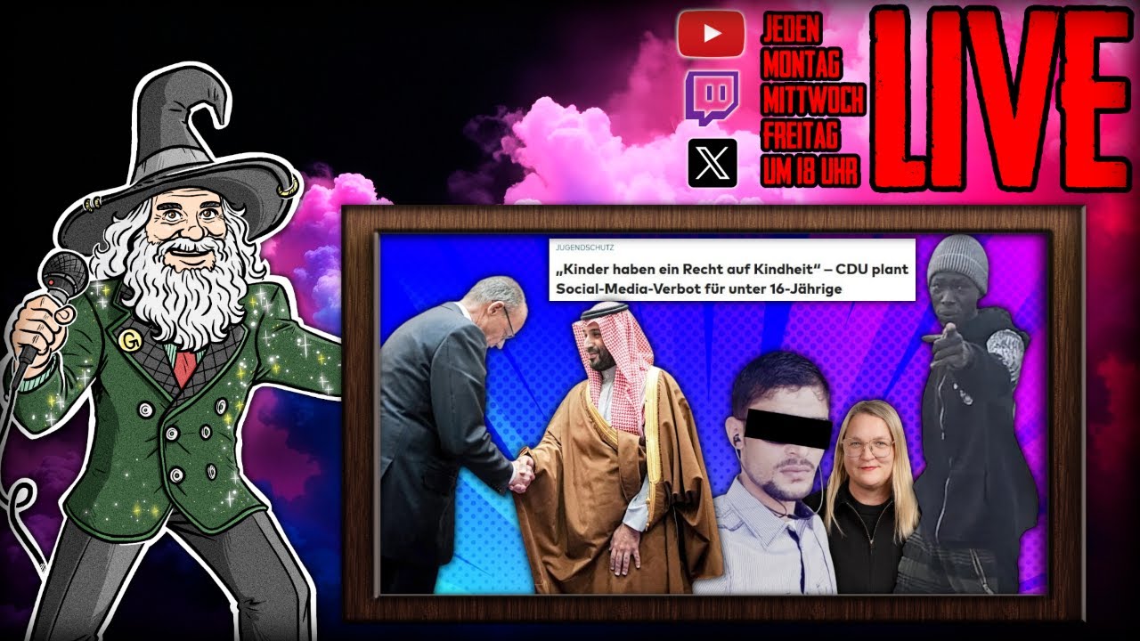 LIVE! Moslem-Merz, Social Media Verbot, Ariop A., Alshaik S., 18.36€, Serkan C. uvm.