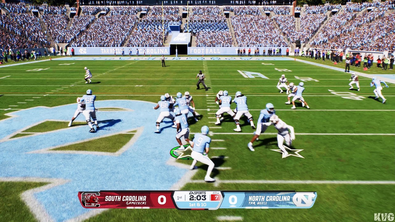 College Football 27 &mdash; Южная Каролина Геймкокс против Северной Каролины Тар Хилс &mdash; Геймплей