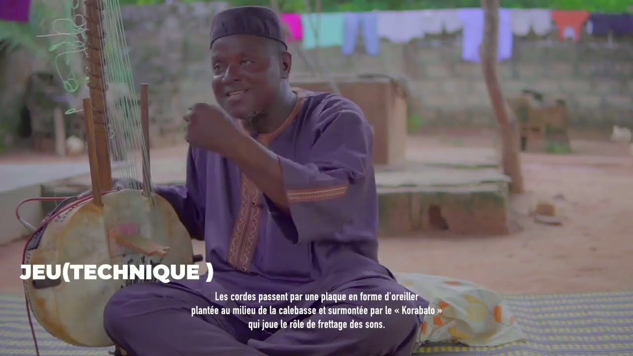 L'HISTOIRE DES INSTRUMENTS - Kora - SALOUM DIABATE