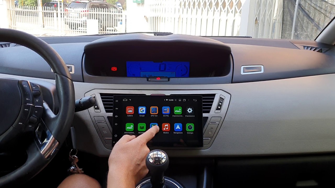 Citroen c4 Picasso car tablet www.audioelite.it