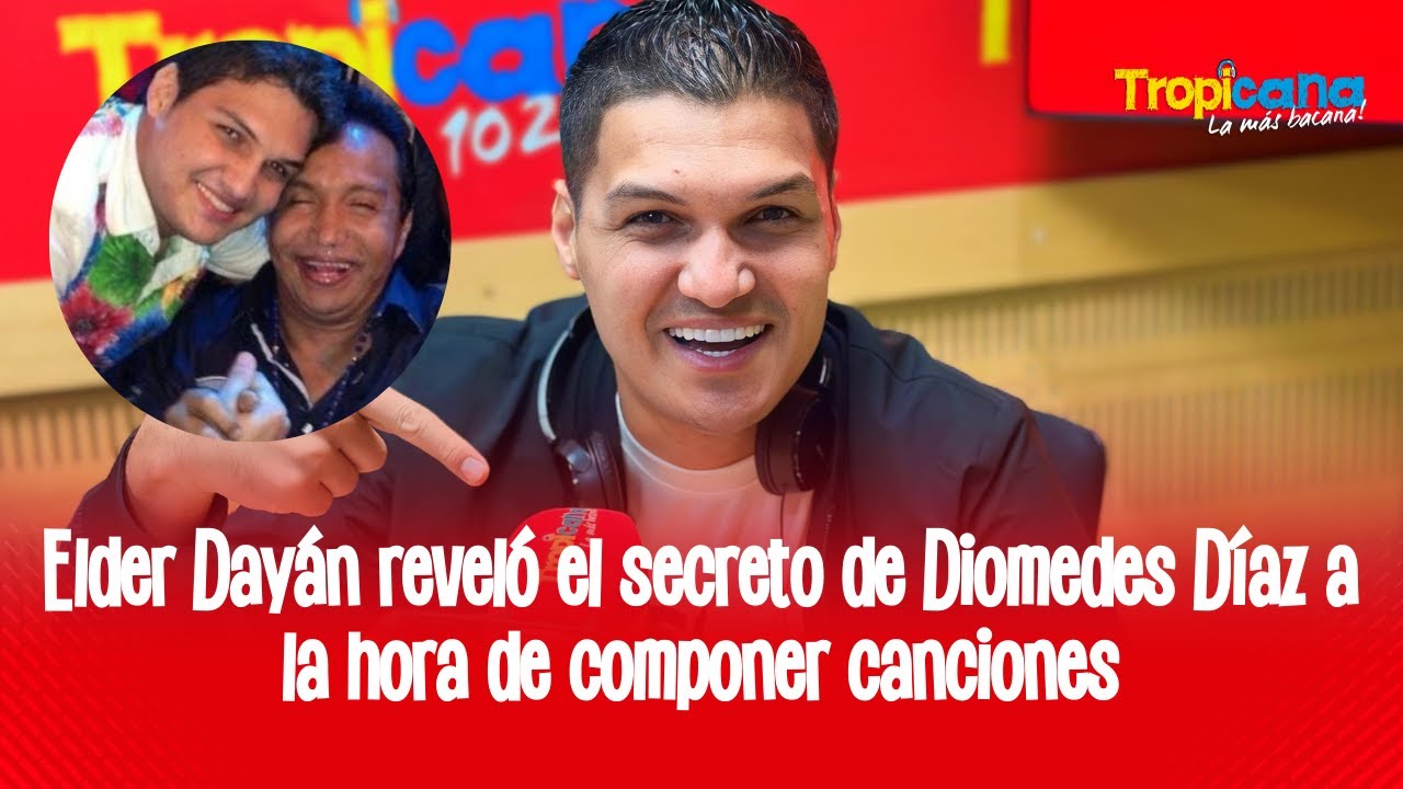Elder Dayán reveló detalle inédito de Diomedes Díaz a la hora de componer canciones