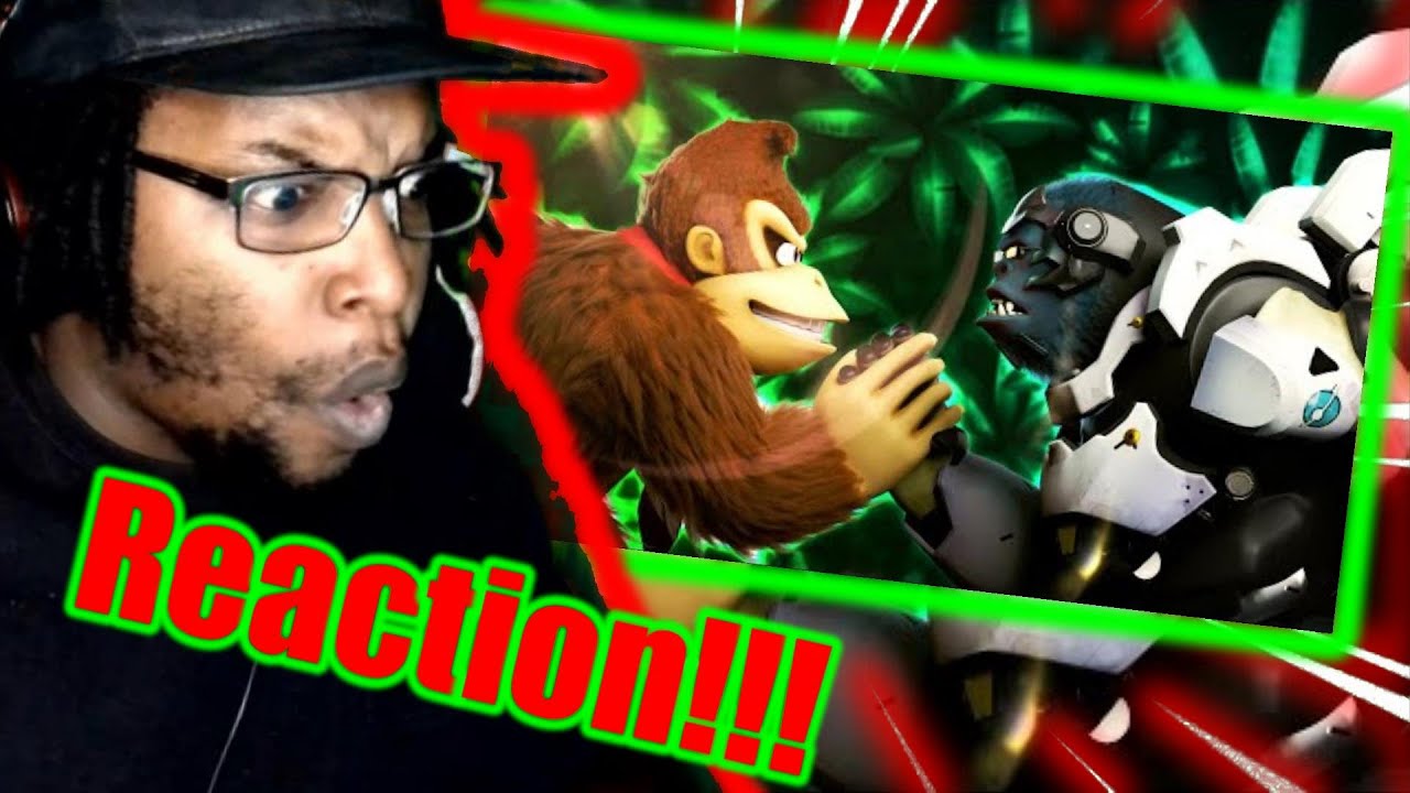 Donkey Kong vs. Winston - Rap Battle! - feat. Titanium1208 & BluBirdVA / DB Reaction