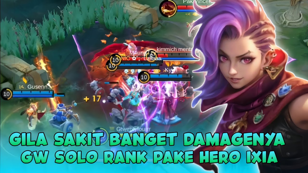 SALAH SATU HERO ENAK BUAT SOLO RANK,DAMAGENYA SAKIT BANGET CUY😲